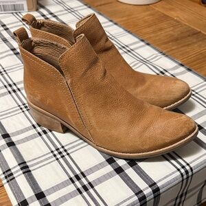 Matisse Brown Leather Ankle Booties